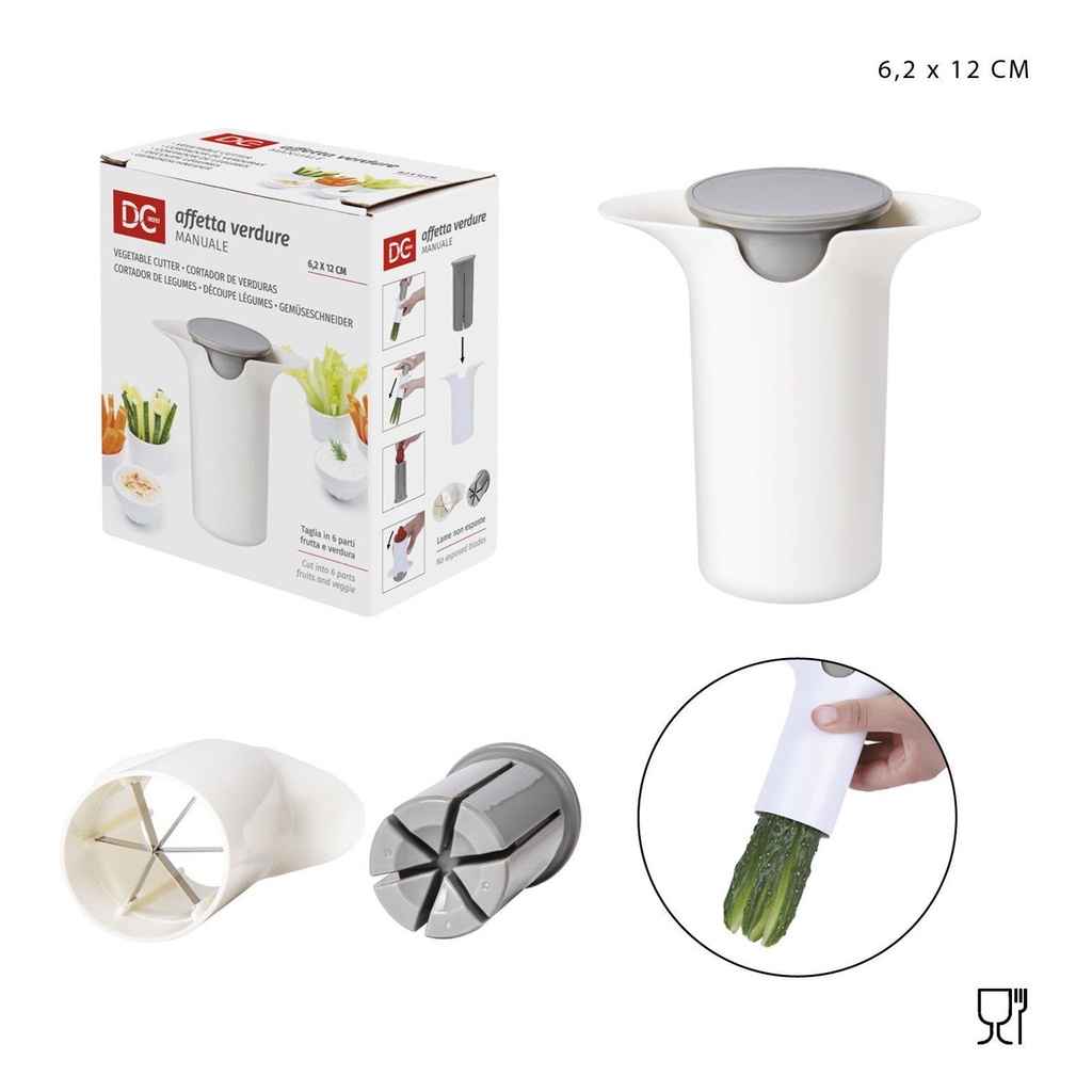 Cortador manual de verduras 10.5x6.2x12cm - Accesorios de cocina