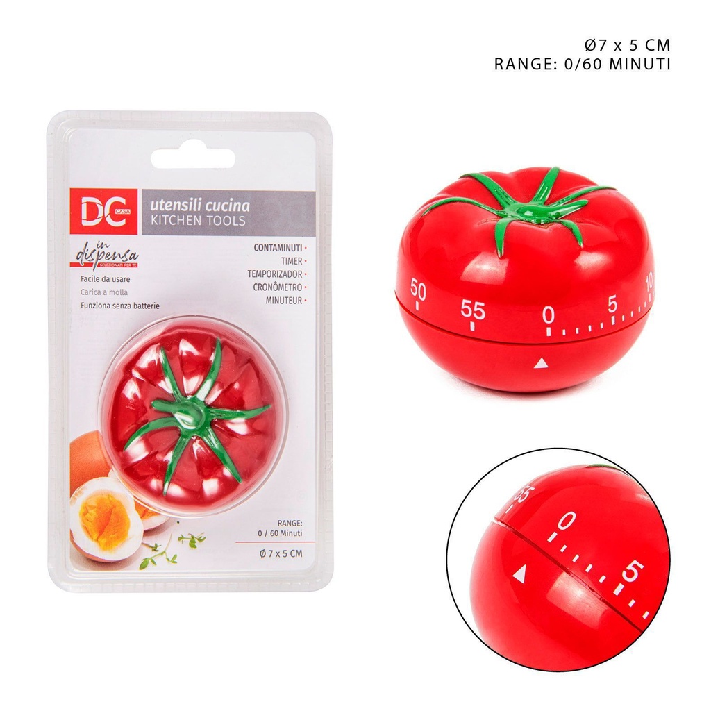 Temporizador para tomates 70x50mm - Utensilio de cocina