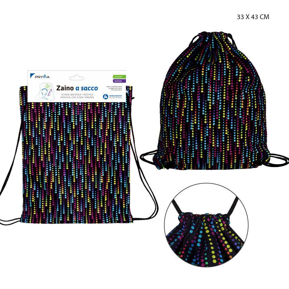 Bolsa con cordón 33X43 cm - Artículos de deporte