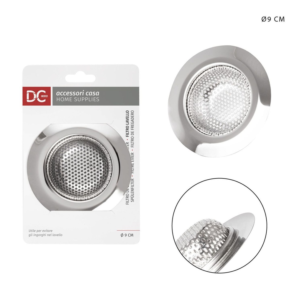 Filtro fregadero acero 9cm - Accesorios de cocina