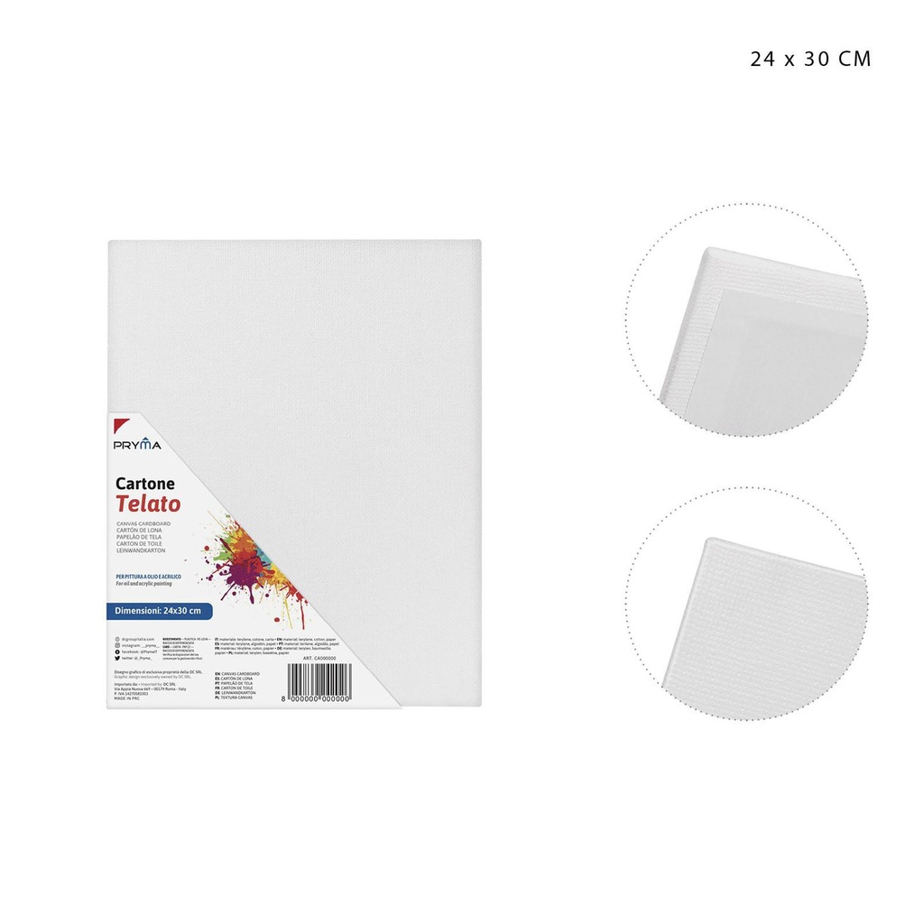 Lienzo 24x30 cm - Materiales para pintura