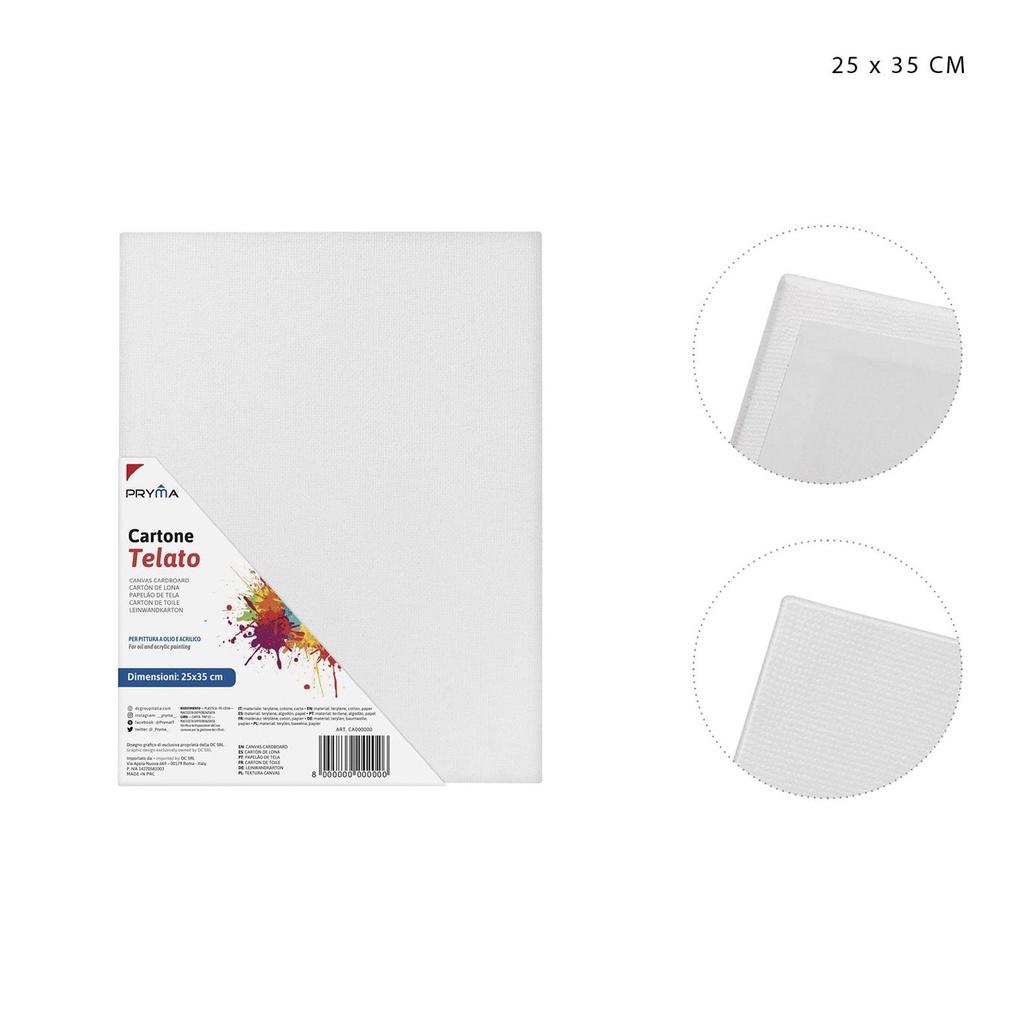 Lienzo 25x35cm - Material de arte