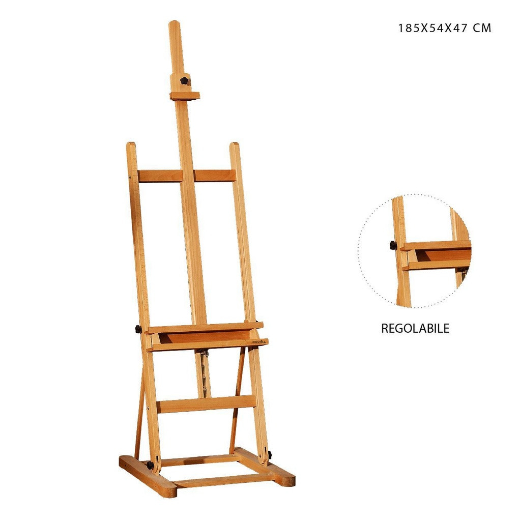 Caballete ajustable 185x54x47 cm - Accesorios de arte y caballetes