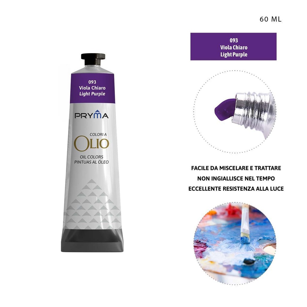 Pintura al óleo 60ml N.093 violeta claro - Pinturas y arte