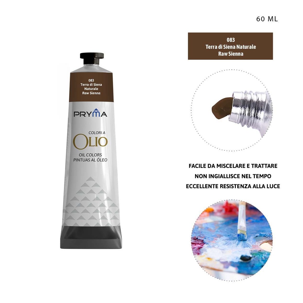 Pintura al óleo 60ml N.083 ocre siena - Pinturas y arte
