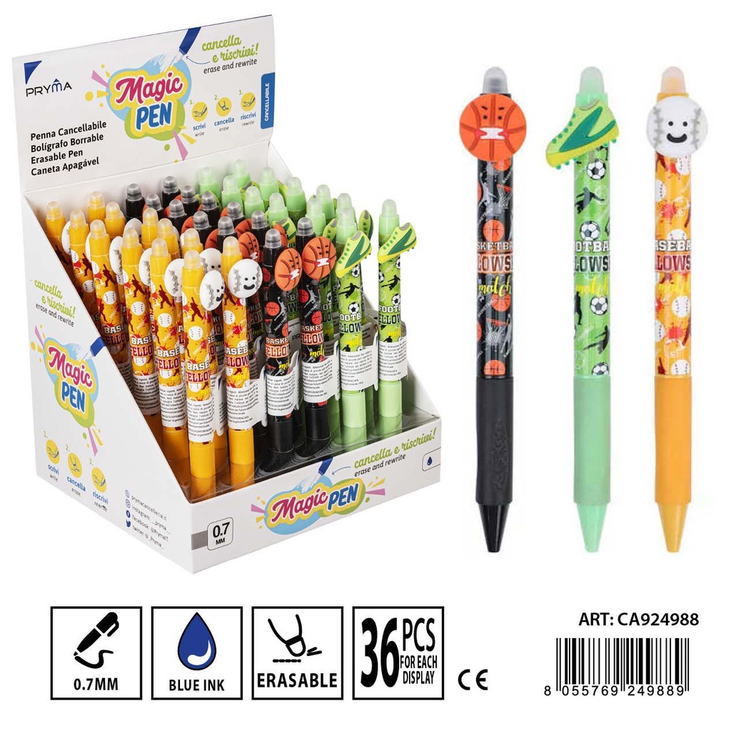 Bolígrafo borrable 0.7 mm deporte - Herramientas de escritura