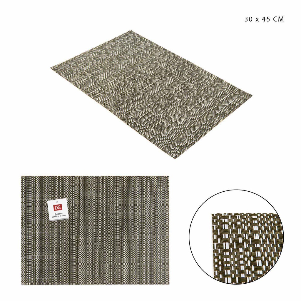 Mantel individual PVC 30x45 cm - Protectores de mesa y utensilios de cocina 