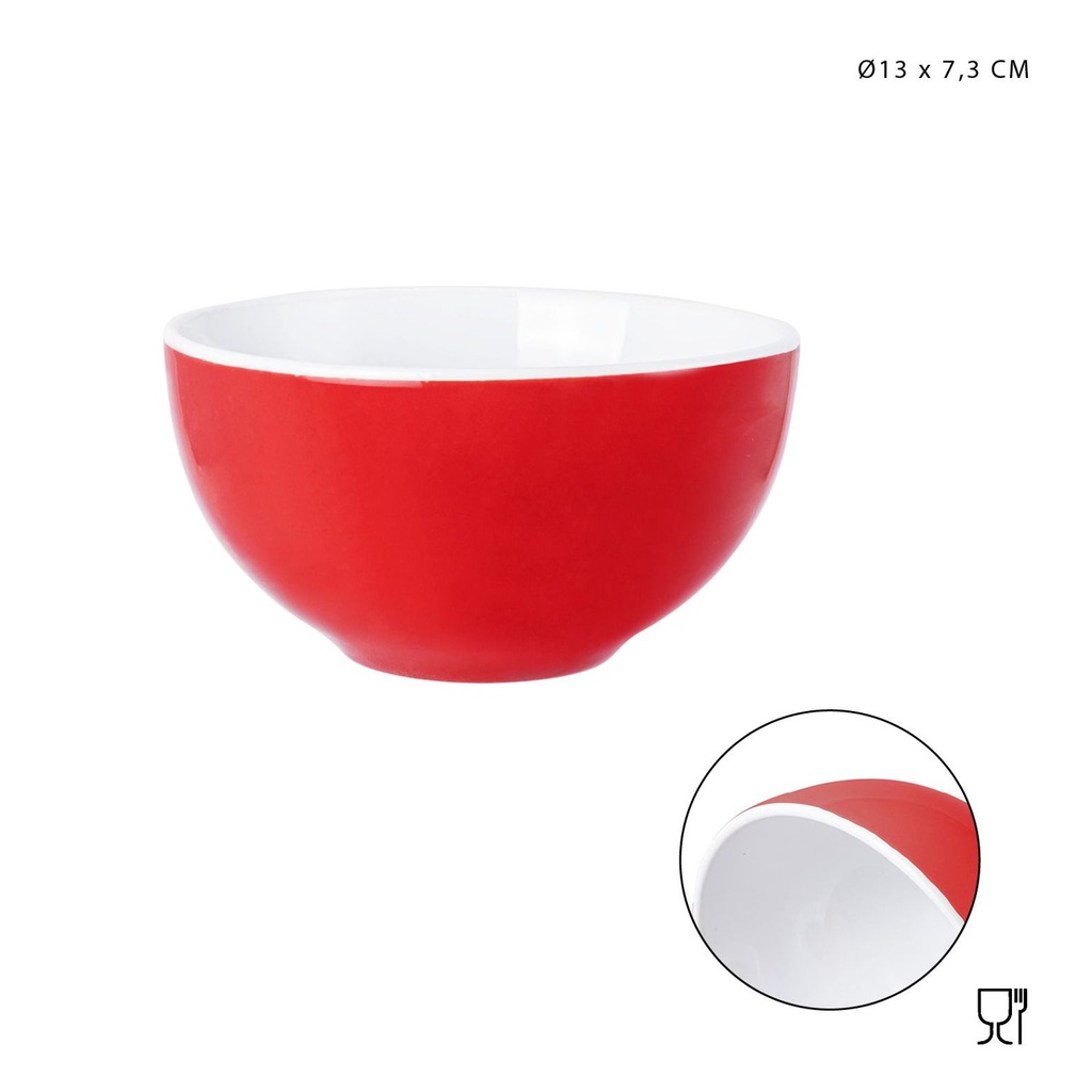 Cerámica cuenco rojo - Accesorios de cocina