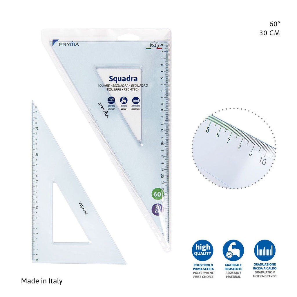 Carta de 60° 30cm - Artículos de papelería