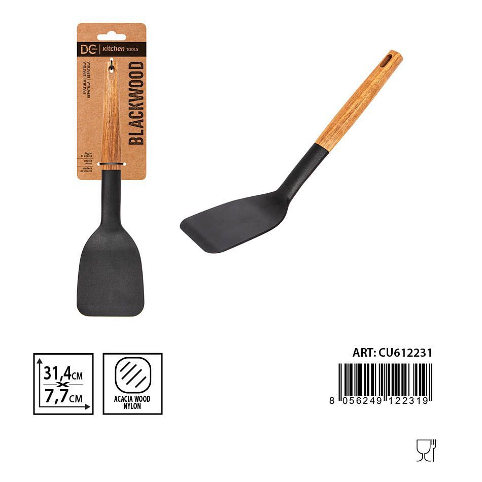 Espátula de acacia 31.4 x 7.7 cm - Utensilios de cocina