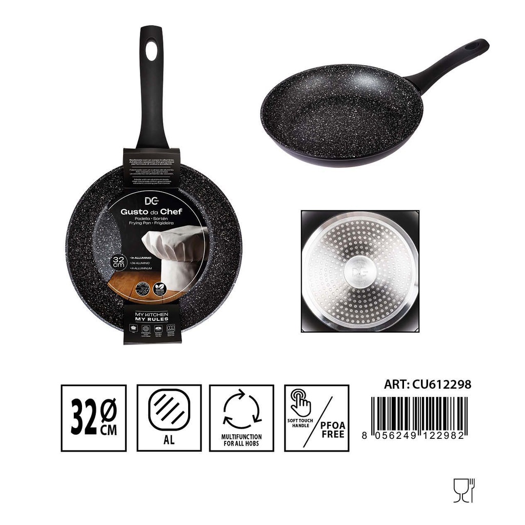 Sartén antiadherente para inducción de 32cm - Utensilios de cocina