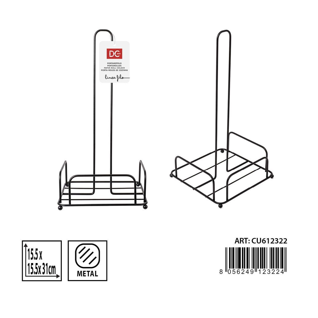 Portarollos 15.5x15.5x31 cm - Organizadores de cocina