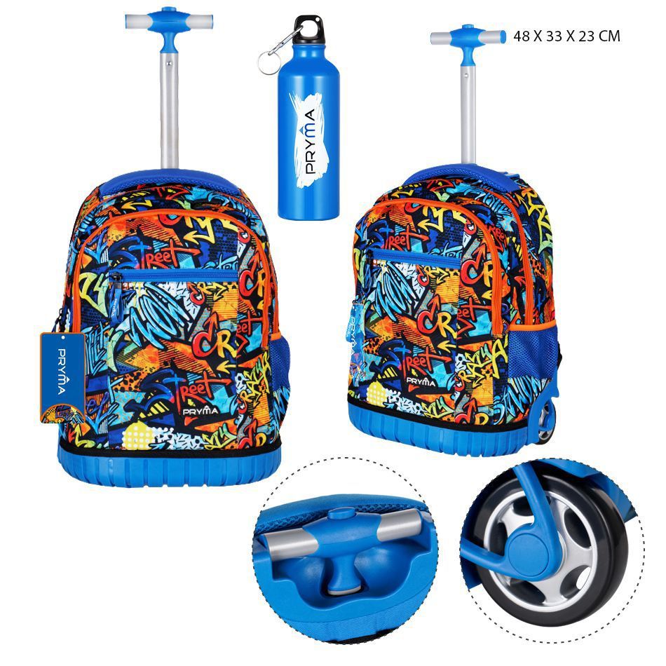 Mochila con ruedas 48X33X23 cm - Accesorios escolares y mochilas