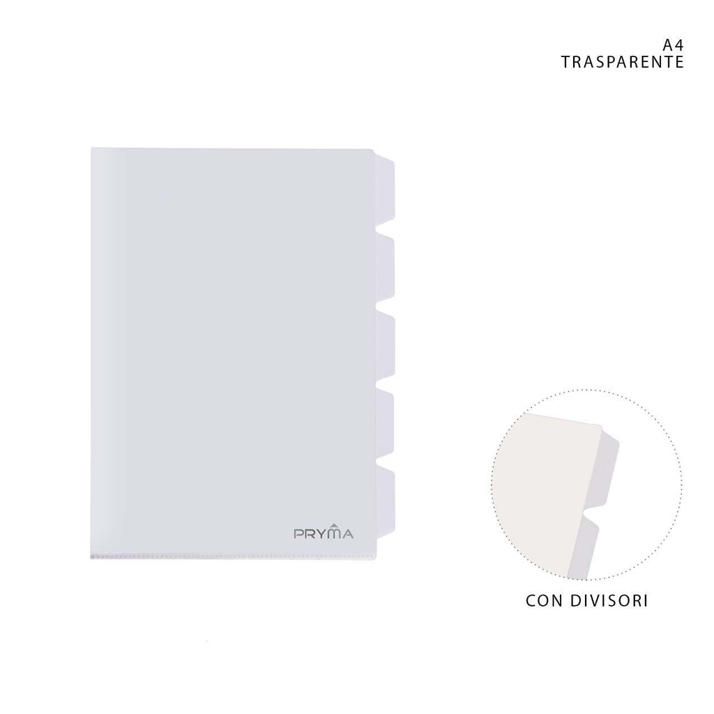 Carpeta forma L para clasificar documentos transparente - Accesorios de oficina