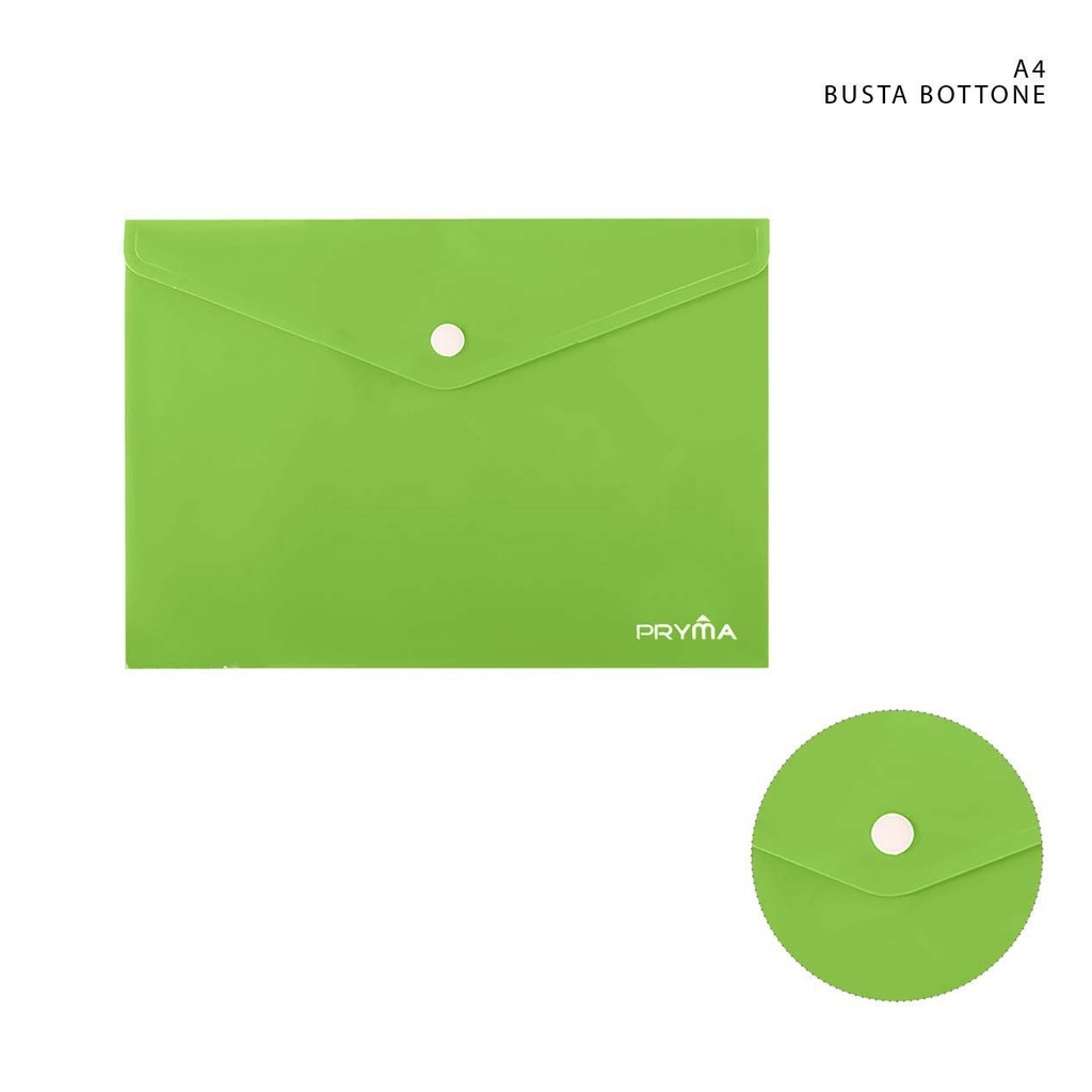 Carpeta botón verde A4 - Material de oficina y papelería