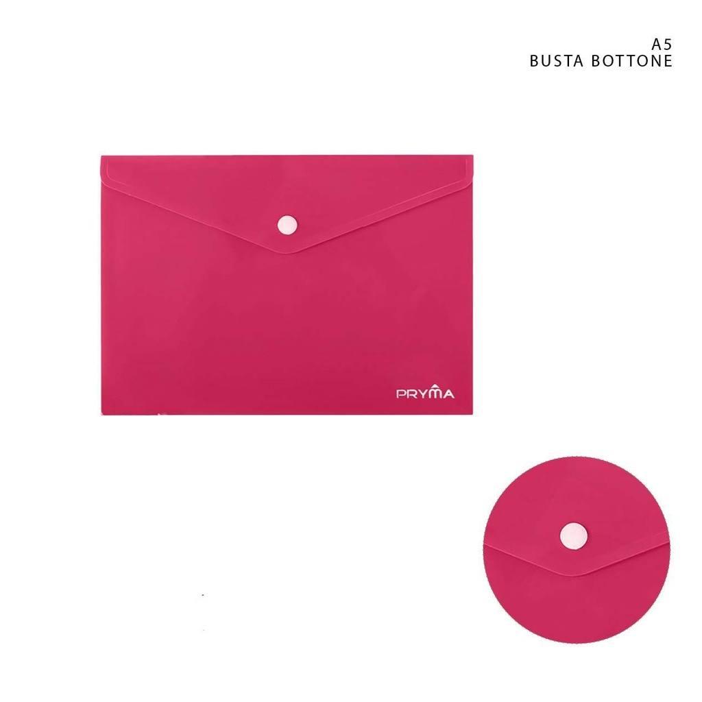 Carpeta A5 con botón rojo - Material de papelería