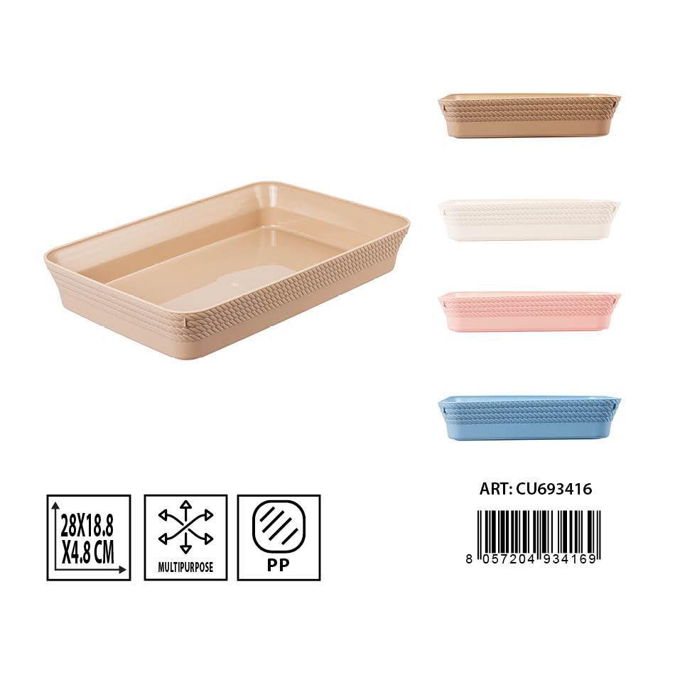 Cubrimantel multiuso rectangular 28x18.8x4.8 cm - Utensilios de cocina y recipientes