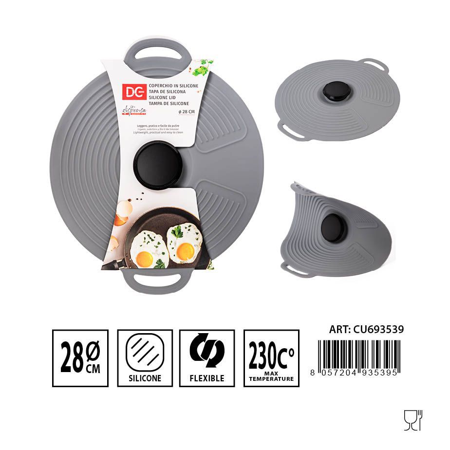 Tapa de silicona para olla 32x28 cm - Accesorios de cocina