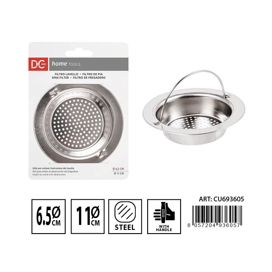 Colador fregadero con mango 11 cm/6.5 cm - Accesorios para cocina