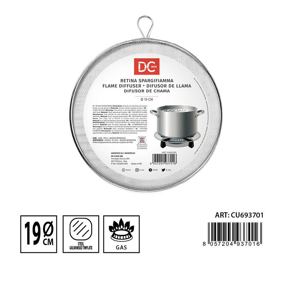 Difusor de calor para placa de cocina 19 cm - Utensilio de cocina