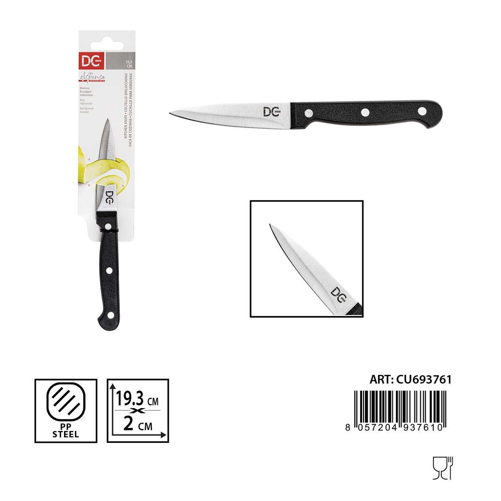 Cuchillo de cocina 19.3x2.0 cm - Utensilios de cocina esenciales