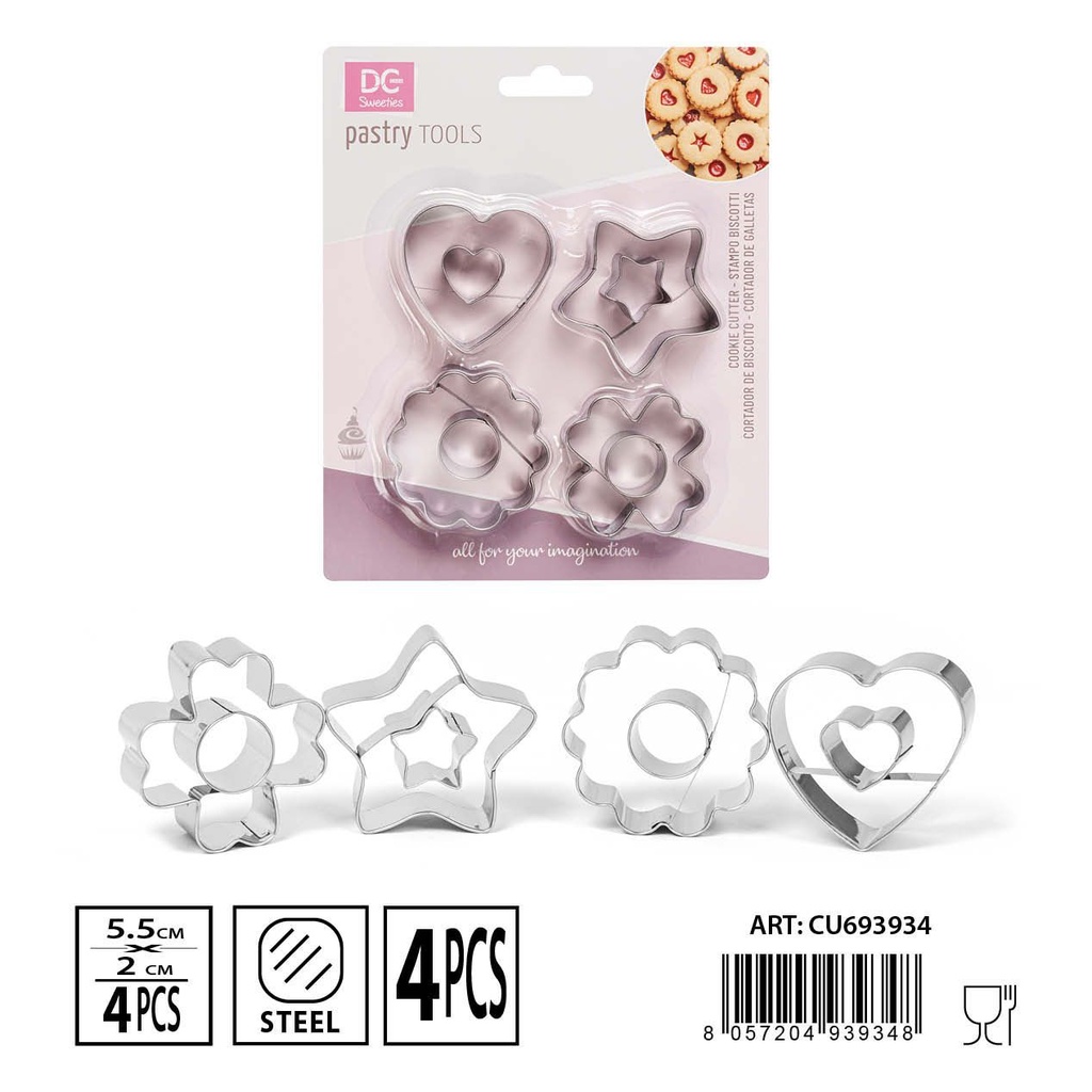 Molde para galletas 5,5X2CM - Utensilios de repostería