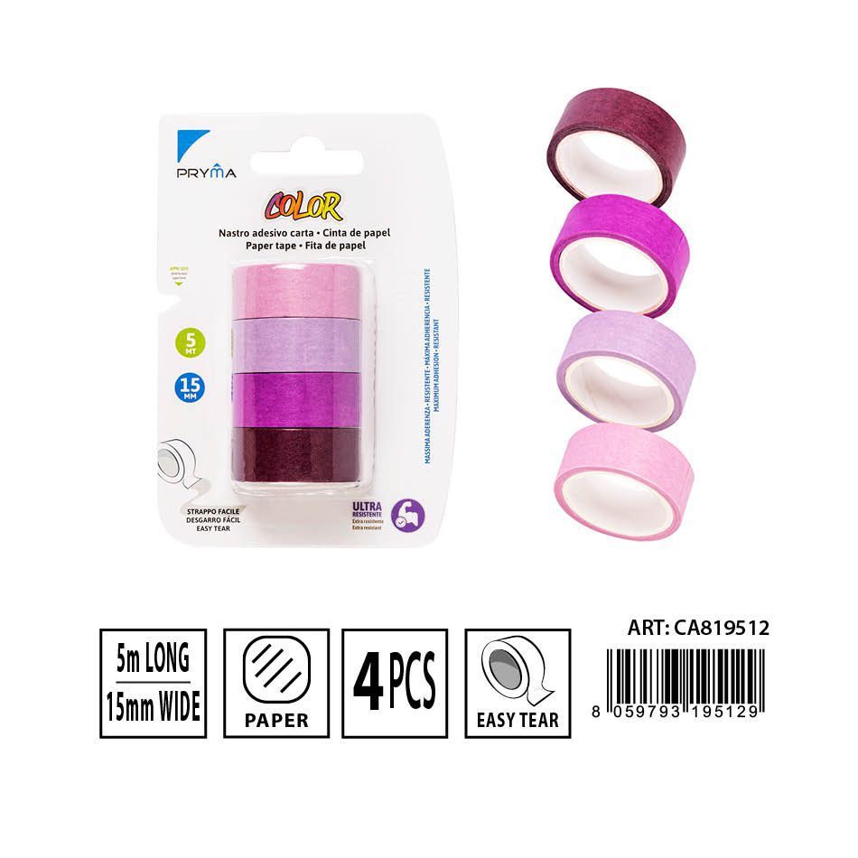 Cinta adhesiva de papel 15MMX5M - Adhesivos