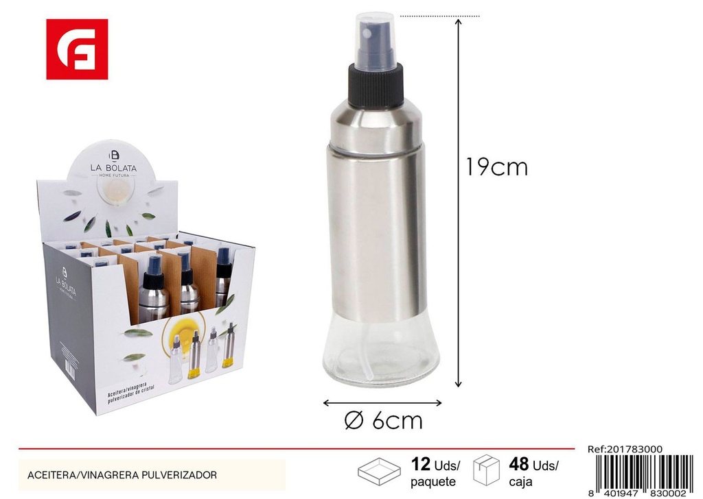 Aceitera/vinagrera pulverizador - Accesorios para cocina