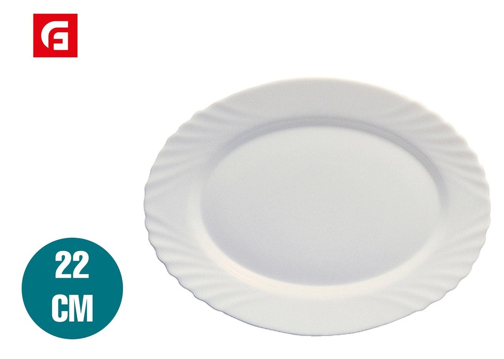Fuente oval de cerámica de 22CM Ebro - Vajilla de cerámica