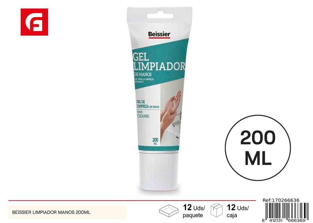 Limpiador de manos 200ml Aguaplast para limpieza