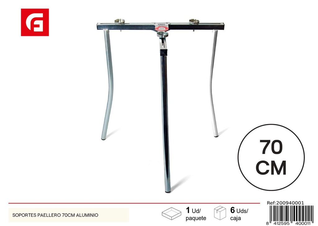 Sopores para paellero de 70 cm de aluminio - Utensilios de cocina