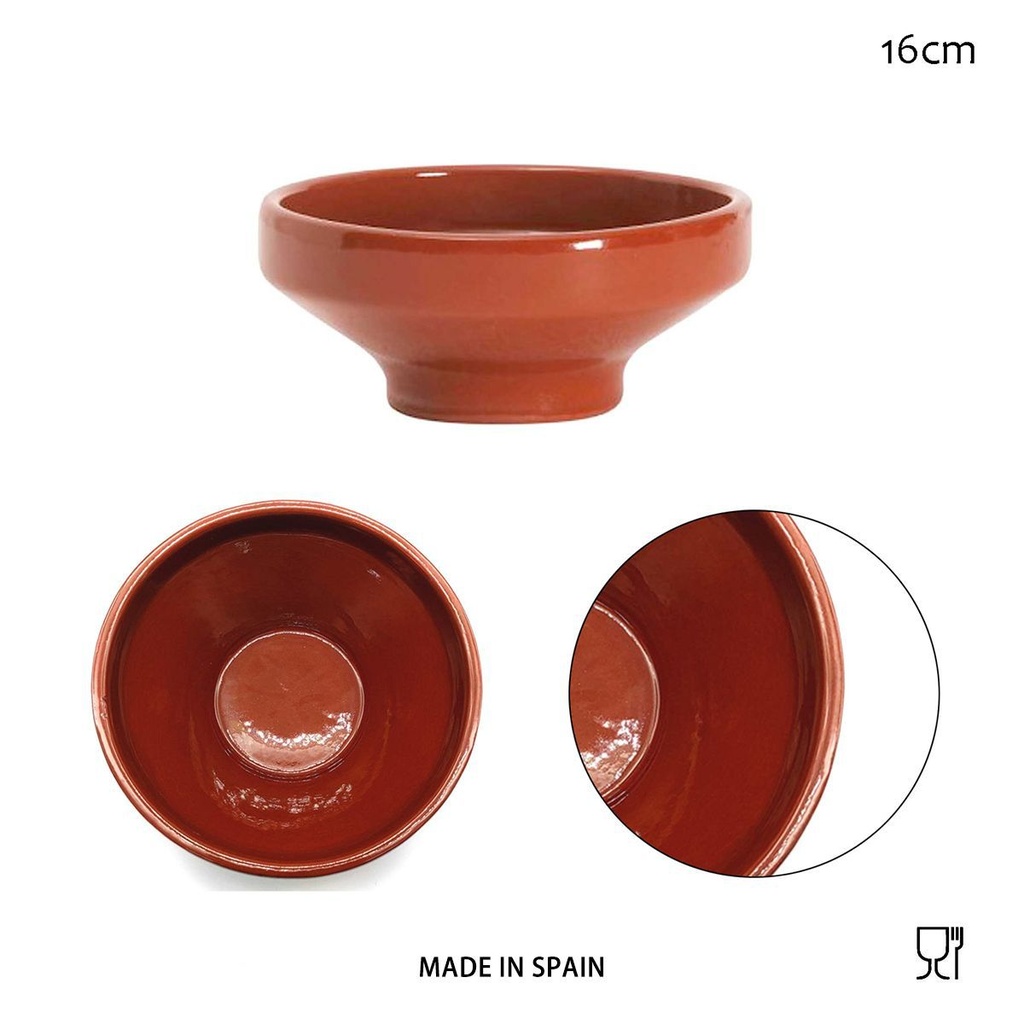 Tazón sopa castellana medida 16 CM - Cerámica
