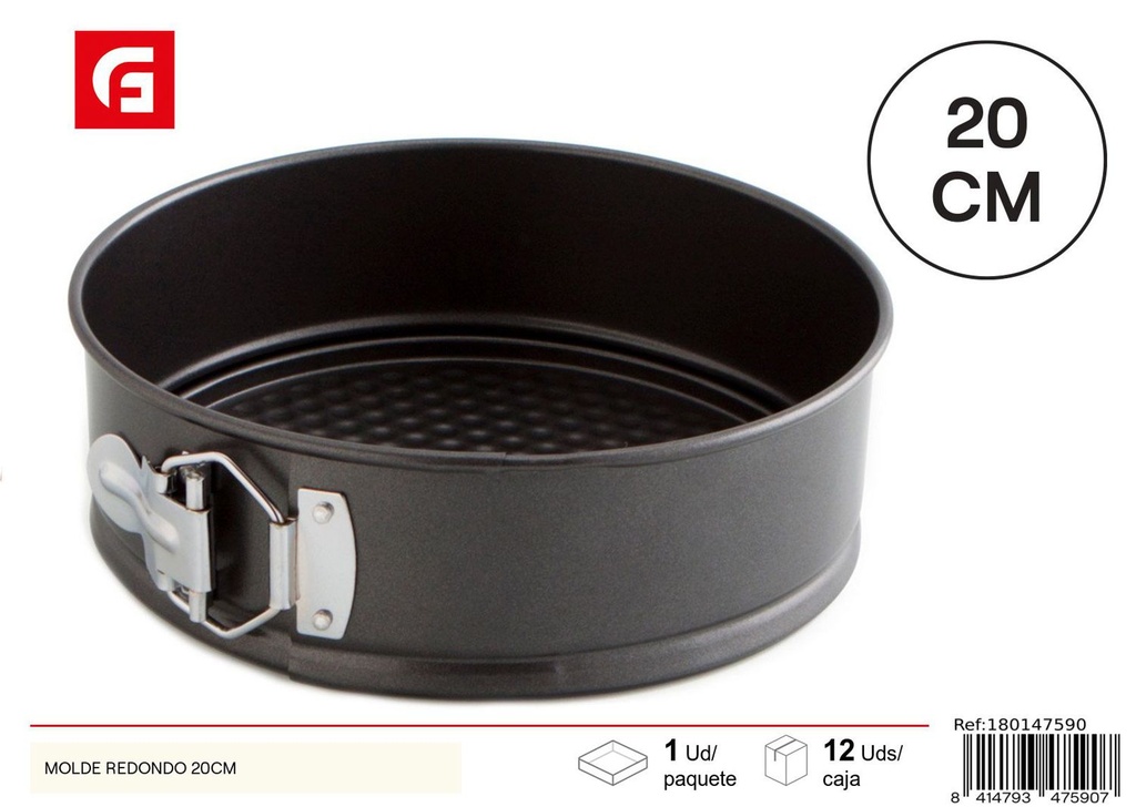 Molde redondo 20CM - Utensilios de cocina