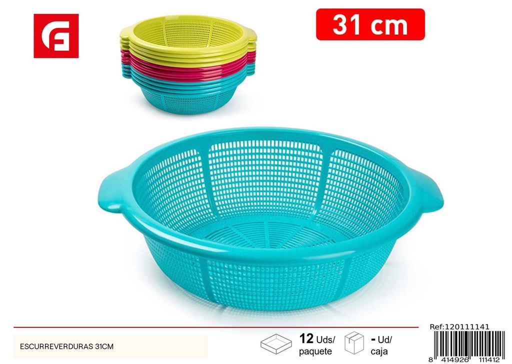 Escurreverduras 31 cm - Escurridor de cocina