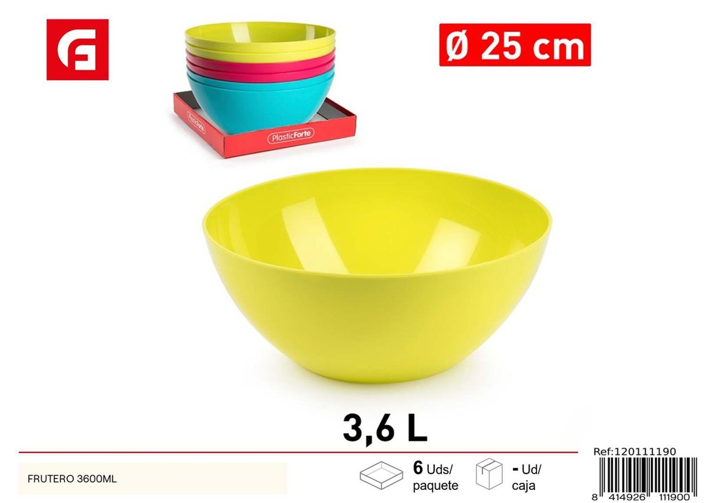 Frutero 3600ML - Accesorios de cocina en plástico