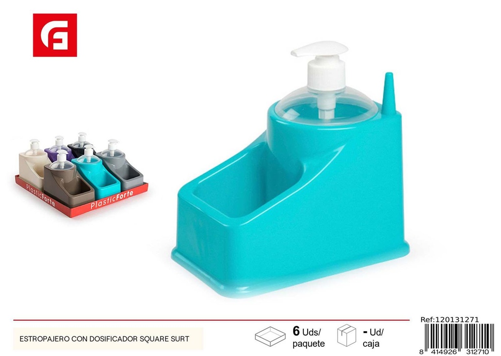 Dispensador de esponjas con dosificador - Utensilios de cocina