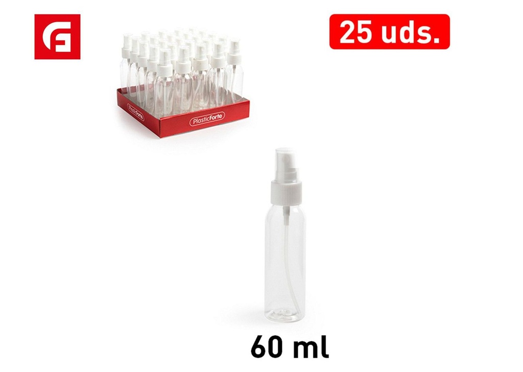 Botella spray 60 ml - Accesorios de belleza
