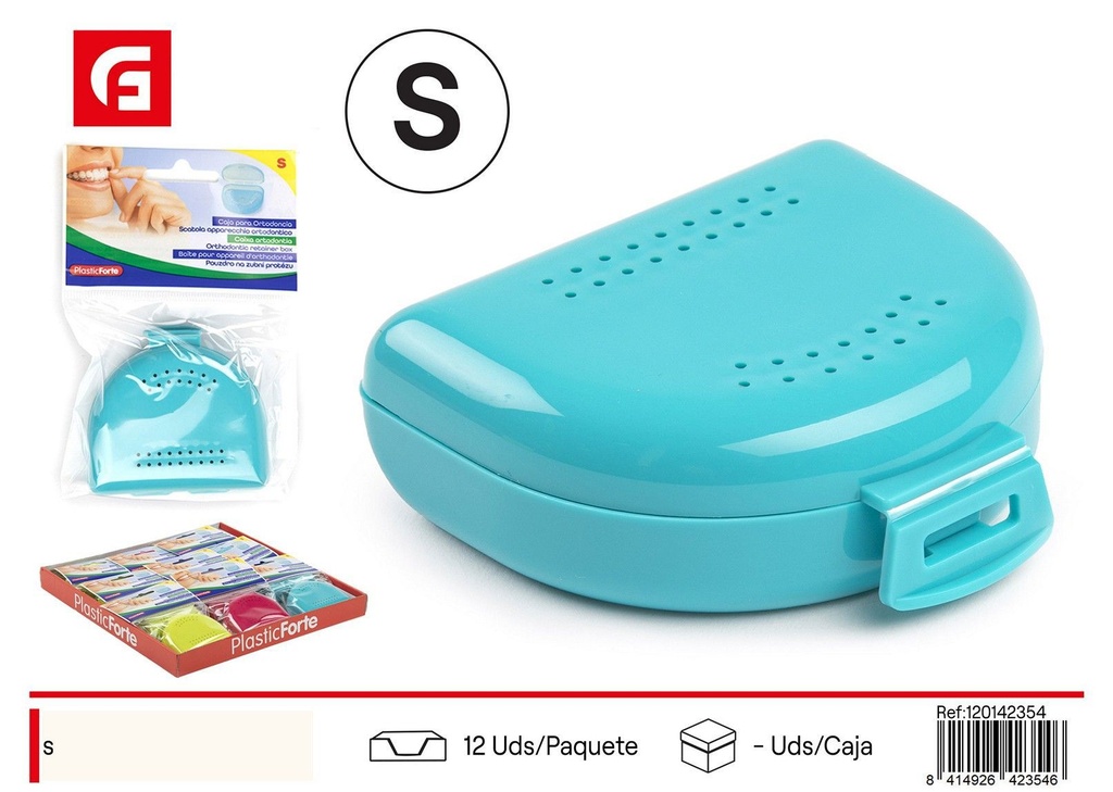 Caja para ortodoncia S - Estuche de ortodoncia para dientes
