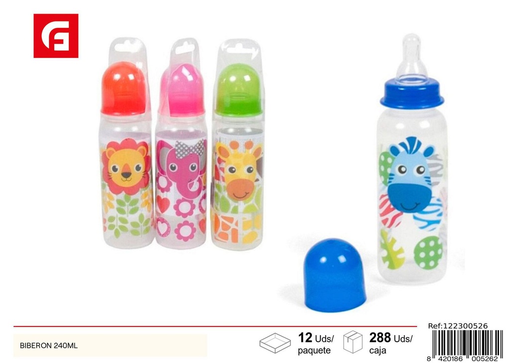 Biberón de 240ml - Artículos para bebés