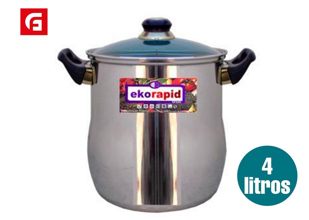 Olla de acero inoxidable 4L - Utensilios de cocina