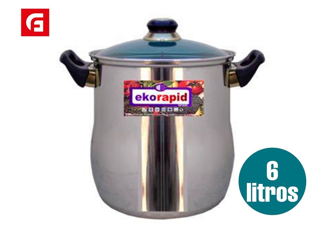 Olla inoxidable de 6L - Utensilios de cocina