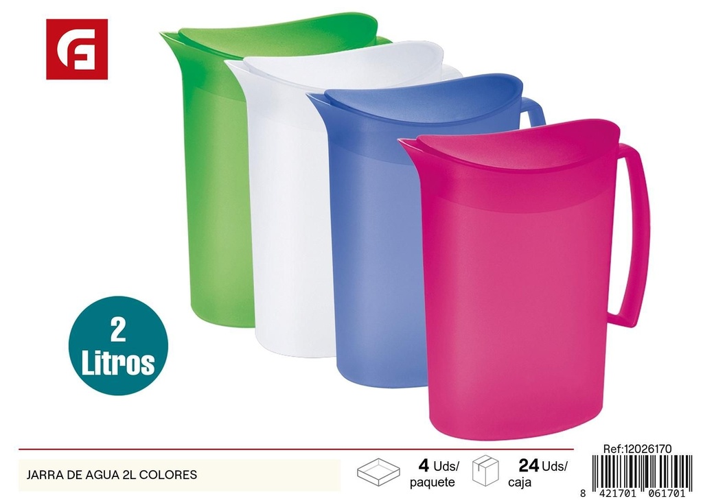 Jarra de agua de 2L surtido - Utensilios de cocina
