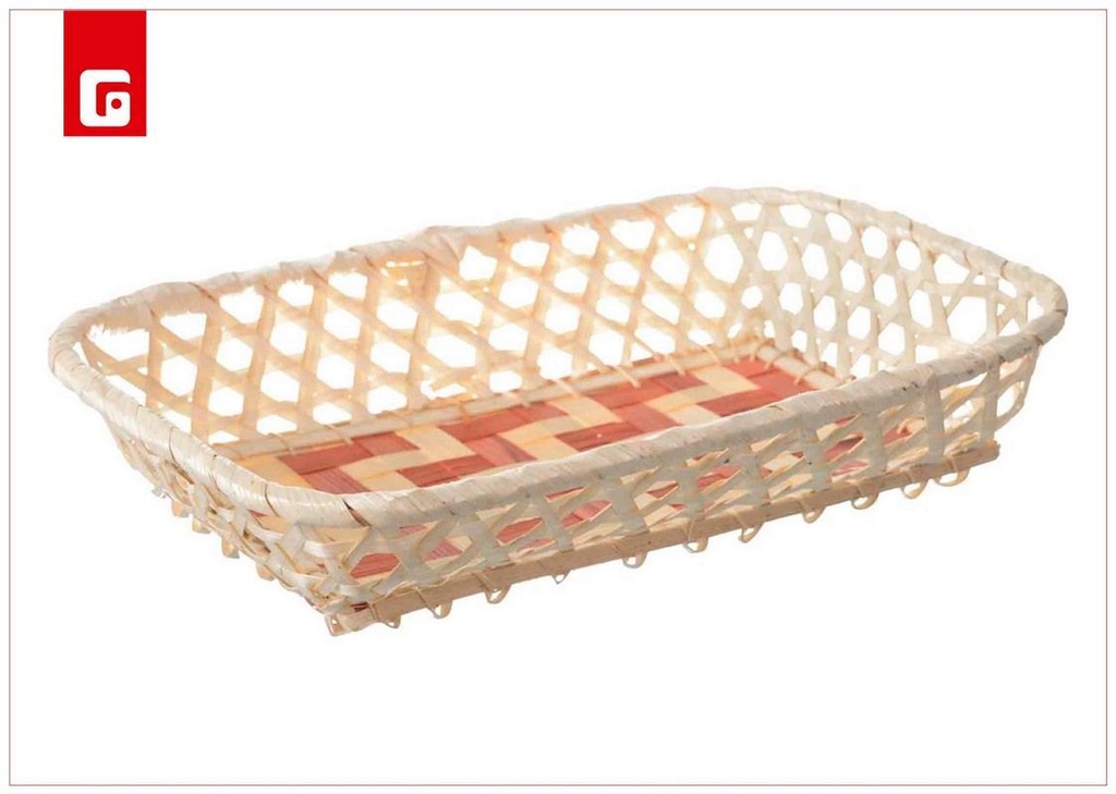Panera de bambú panal rectangular - Decoración y almacenamiento