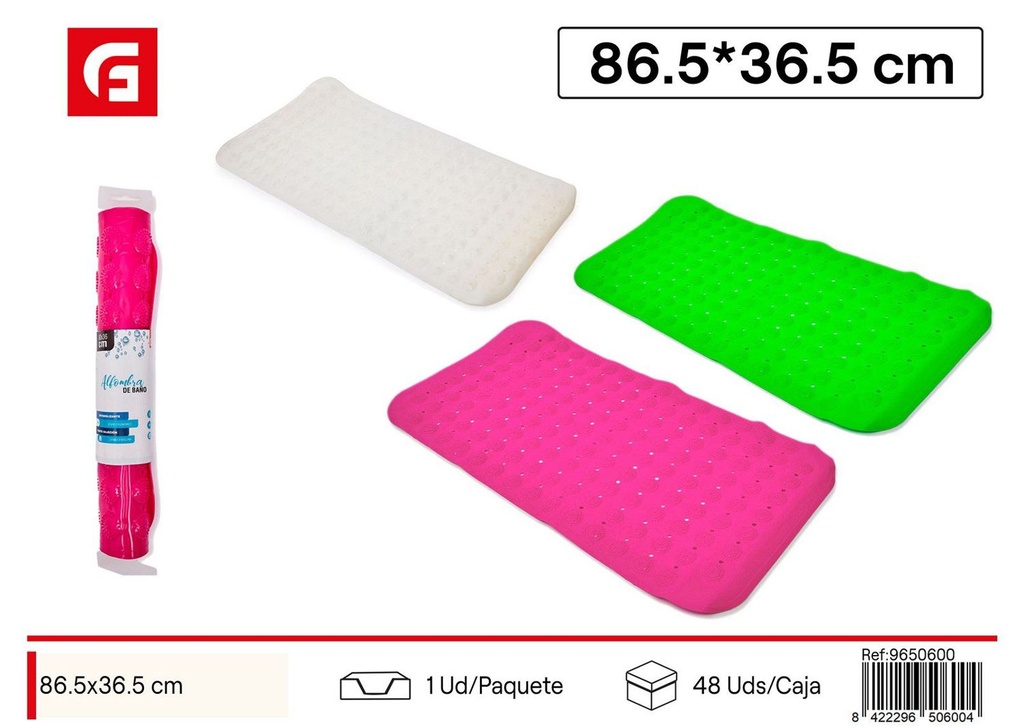 Alfombra antideslizante 36x90cm - Accesorios de baño