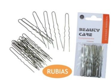 Hornilla invisible rubia 12/U 123-R - Horquillas invisibles para cabello