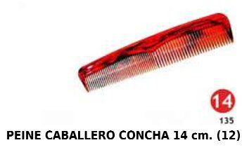 Peine caballero con dientes 14 cm 12 unidades - Accesorios de peluquería