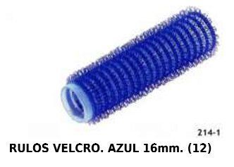 Rulo velcro azul 16MM 12/U - Accesorios de belleza