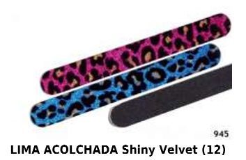 Lima acolchada shiny velvet 12 uds - Accesorios de uñas