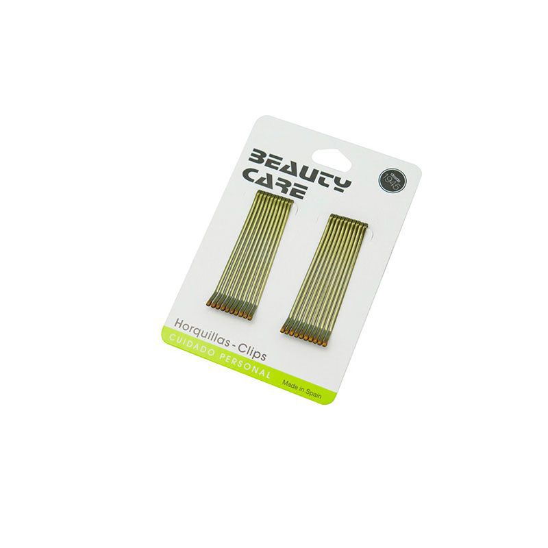 Clip liso rubio de 6cm 24/u 1122R - Accesorios para el cabello