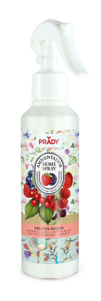  Ambientador en spray Prady Frutos Rojos 220 ml - Fragancias para el hogar